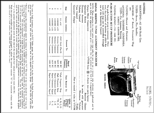 980899 Buick; United Motors (ID = 256189) Car Radio