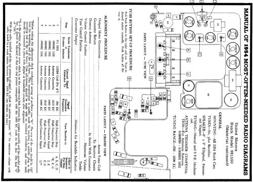 981550 Buick ; United Motors (ID = 187596) Car Radio