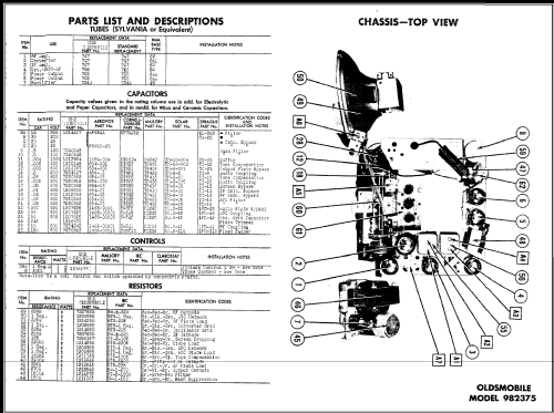 982375 Oldsmobile; United Motors (ID = 474845) Car Radio