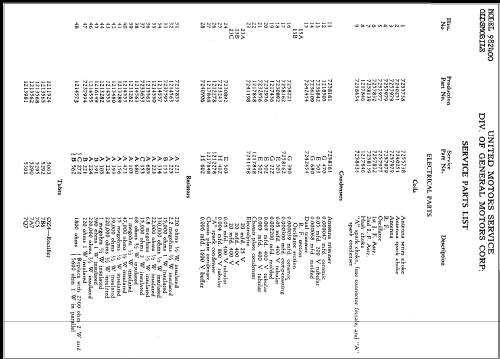 982400 Oldsmobile; United Motors (ID = 366349) Car Radio