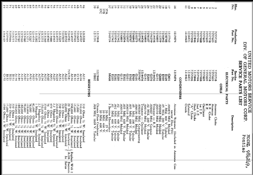 984249 Pontiac; United Motors (ID = 311927) Car Radio