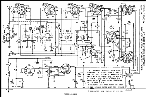 984296 Pontiac; United Motors (ID = 311896) Car Radio