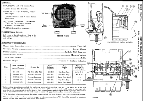 984296 Pontiac; United Motors (ID = 311898) Car Radio