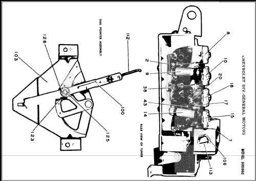 985986 Chevrolet; United Motors (ID = 453281) Car Radio