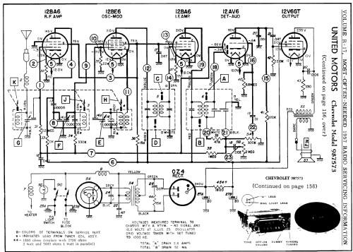 Chevrolet 987573; United Motors (ID = 134576) Autoradio