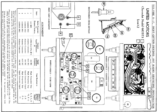 Chevrolet 987573; United Motors (ID = 134577) Autoradio