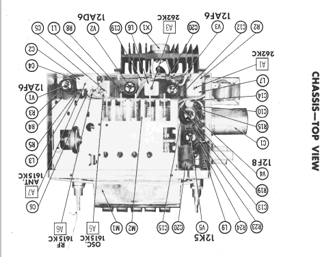 987575 Chevrolet Pushbutton; United Motors (ID = 2383669) Car Radio