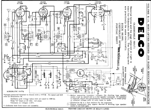 989171 Oldsmobile; United Motors (ID = 55461) Car Radio