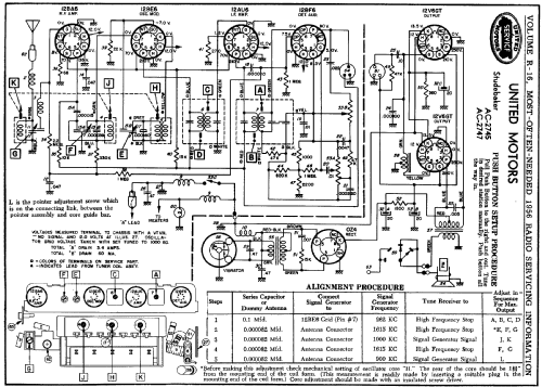 AC-2745 Studebaker; United Motors (ID = 127042) Car Radio