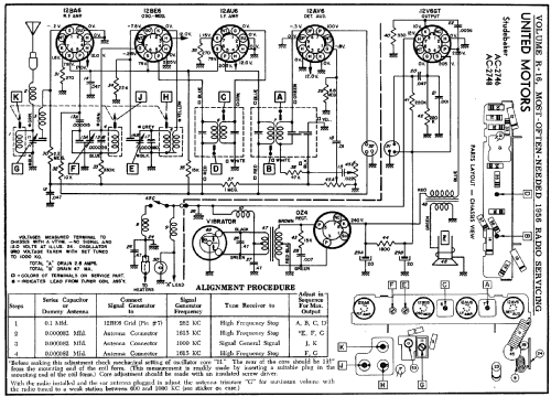 AC-2746 Studebaker; United Motors (ID = 127045) Car Radio
