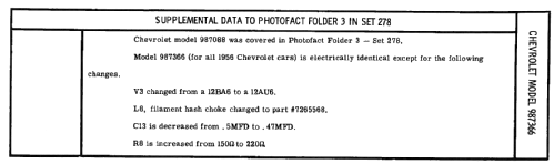 Chevrolet 987366; United Motors (ID = 2170307) Car Radio