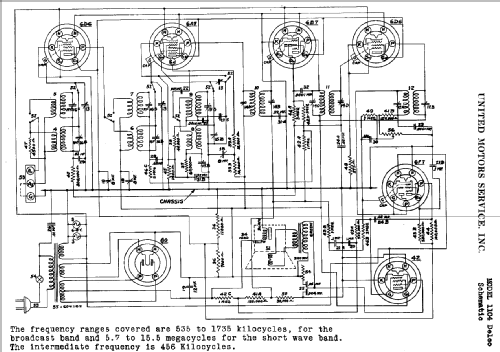 Delco 1104; United Motors (ID = 783212) Radio