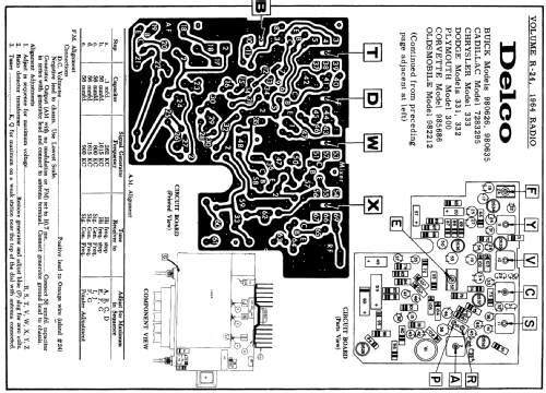 Delco 333 Chrysler; United Motors (ID = 176530) Car Radio