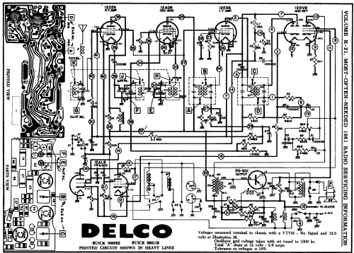 Delco 980052 Buick; United Motors (ID = 142949) Car Radio