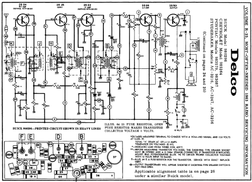 Delco 980296 Buick; United Motors (ID = 168727) Car Radio