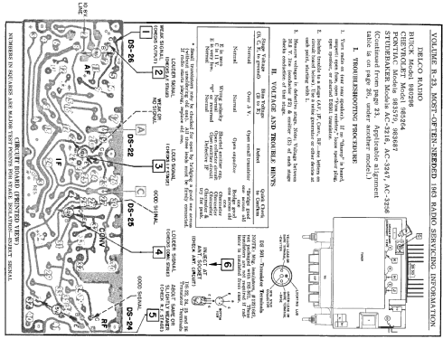 Delco 980316 Buick; United Motors (ID = 168742) Car Radio