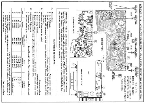 Delco 982137 Oldsmobile; United Motors (ID = 176542) Car Radio