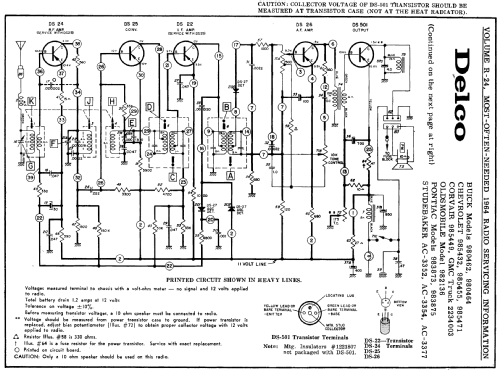 Delco 985449 Corvair; United Motors (ID = 176709) Car Radio