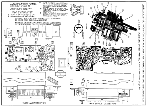 Delco 988822 Pontiac deLuxe; United Motors (ID = 137150) Autoradio