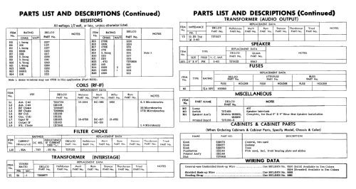 Delco 988822 Pontiac deLuxe; United Motors (ID = 787952) Car Radio