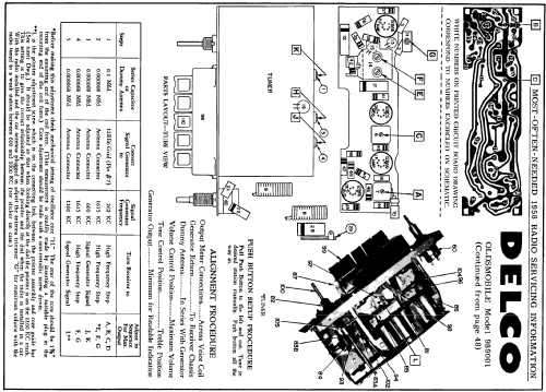 Delco 989001 Oldsmobile deLuxe; United Motors (ID = 137429) Car Radio