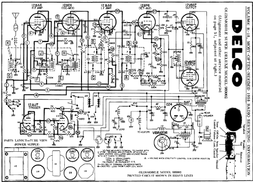 Delco 989002 Oldsmobile Super deLuxe; United Motors (ID = 137426) Car Radio