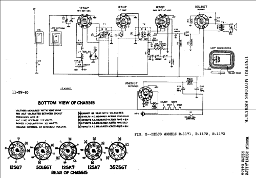 Delco R1173; United Motors (ID = 781866) Radio