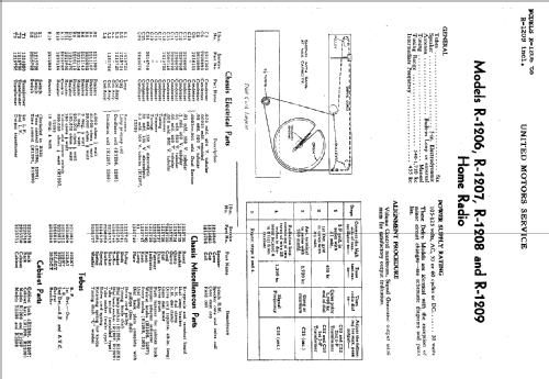 Delco R1206; United Motors (ID = 782291) Radio