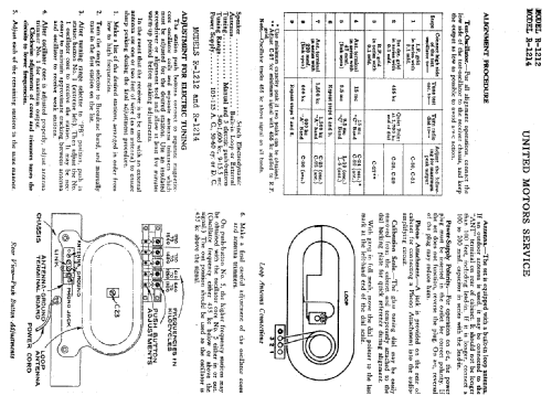 Delco R-1214; United Motors (ID = 782331) Radio