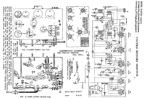 Delco R-3210; United Motors (ID = 782817) Radio