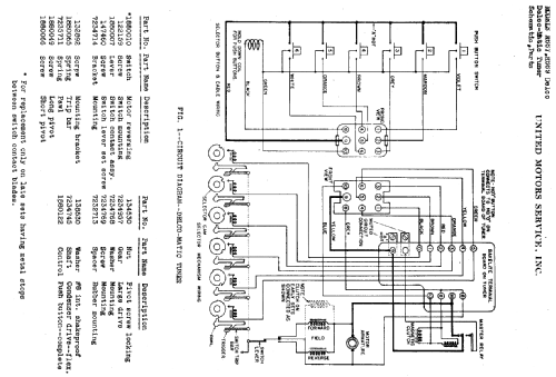 Delco R667; United Motors (ID = 779627) Car Radio