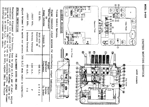 Delco R699; United Motors (ID = 780437) Car Radio