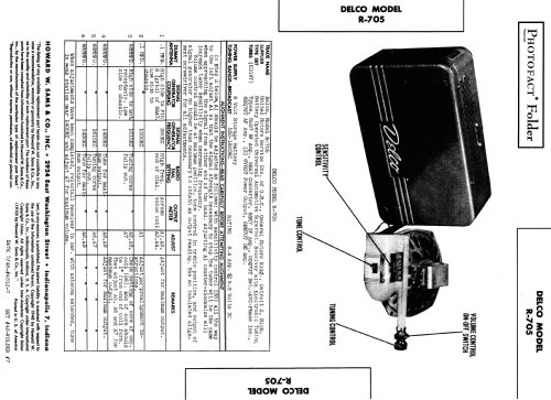 Delco R705; United Motors (ID = 994800) Autoradio