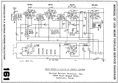 Delco R-1134; United Motors (ID = 209745) Radio