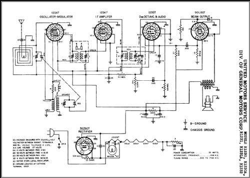 Delco R-1231A ; United Motors (ID = 411595) Radio