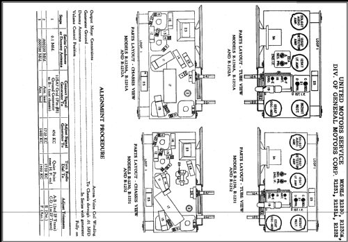 Delco R-1231A ; United Motors (ID = 411597) Radio