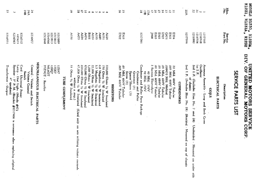 Delco R-1232; United Motors (ID = 784329) Radio