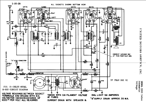 Delco R-663; United Motors (ID = 779264) Car Radio