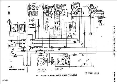 Delco R-678; United Motors (ID = 779956) Car Radio