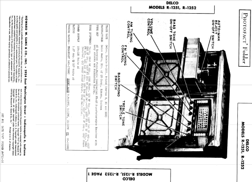 R-1251 ; United Motors (ID = 852681) Radio