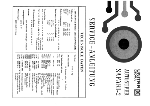 Safari 2 SMP-204; Unitra DIORA - (ID = 1434535) Car Radio