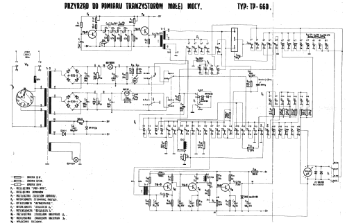 Messgerät für Transistoren kleiner Leistung TP-660; Unitra ZRK, Zaklady (ID = 2428563) Equipment