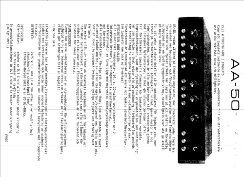 AA-50; Unknown - CUSTOM (ID = 1764671) Radio