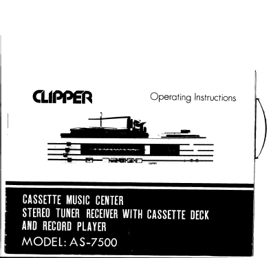 Clipper Music Center AS-7500; Unknown - CUSTOM (ID = 2408649) Radio
