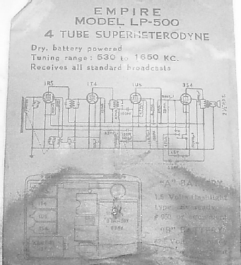 Empire LP 500; Unknown - CUSTOM (ID = 2910299) Radio
