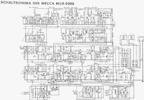 Stereo Cassette Tape Player/Recorder with FM MPX radio MCR-6000; Mecca Maruwa (ID = 2695065) Car Radio