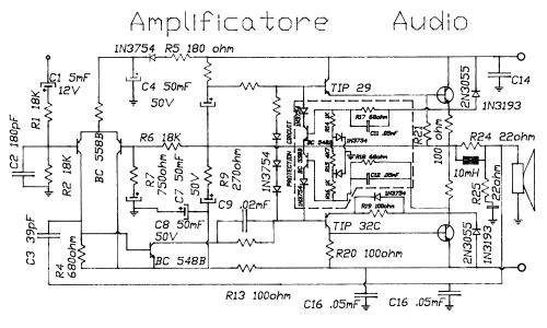 Amplificatore Audio ; Unknown - CUSTOM (ID = 2732285) Ampl/Mixer