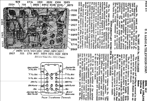 10-C Ch= 1000, 1001 ; Apex Electric, Pool; (ID = 643552) Radio