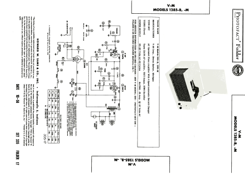 1285-M ; V-M VM Voice of (ID = 1952909) Ton-Bild