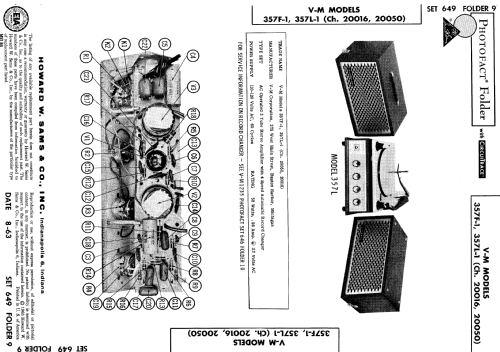 357L-1 Ch= 20016 + 20050; V-M VM Voice of (ID = 546494) Enrég.-R